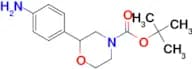 TERT-BUTYL 2-(4-AMINOPHENYL)MORPHOLINE-4-CARBOXYLATE