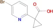 1-(5-Bromopyridin-2-yl)cyclopropanecarboxylic acid