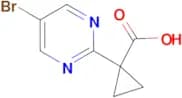 1-(5-Bromopyrimidin-2-yl)cyclopropanecarboxylic acid