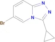 6-BROMO-3-CYCLOPROPYL-[1,2,4]TRIAZOLO[4,3-A]PYRIDINE