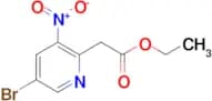 ETHYL 2-(5-BROMO-3-NITROPYRIDIN-2-YL)ACETATE