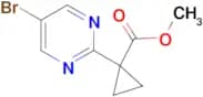 Methyl 1-(5-bromopyrimidin-2-yl)cyclopropanecarboxylate