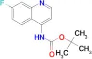 TERT-BUTYL 7-FLUOROQUINOLIN-4-YLCARBAMATE