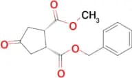 (CIS)-1-BENZYL 2-METHYL 4-OXOCYCLOPENTANE-1,2-DICARBOXYLATE