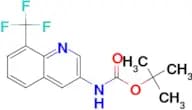 TERT-BUTYL 8-(TRIFLUOROMETHYL)QUINOLIN-3-YLCARBAMATE