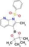 2-METHYL-1-(PHENYLSULFONYL)-3-(4,4,5,5-TETRAMETHYL-1,3,2-DIOXABOROLAN-2-YL)-1H-PYRROLO[2,3-B]PYRID…