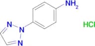 4-(2H-1,2,3-Triazol-2-yl)aniline hydrochloride