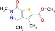 METHYL 3,4,6-TRIMETHYL-7-OXO-6,7-DIHYDROTHIENO[2,3-D]PYRIDAZINE-2-CARBOXYLATE