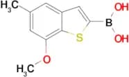 (7-METHOXY-5-METHYLBENZO[B]THIOPHEN-2-YL)BORONIC ACID