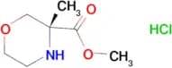 (R)-METHYL 3-METHYLMORPHOLINE-3-CARBOXYLATE HCL