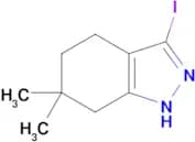 3-IODO-6,6-DIMETHYL-4,5,6,7-TETRAHYDRO-1H-INDAZOLE