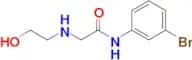 2-(2-HYDROXYETHYLAMINO)-N-(3-BROMOPHENYL)ACETAMIDE