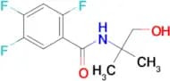 2,4,5-TRIFLUORO-N-(1-HYDROXY-2-METHYLPROPAN-2-YL)BENZAMIDE