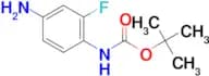 TERT-BUTYL 4-AMINO-2-FLUOROPHENYLCARBAMATE