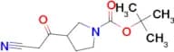 TERT-BUTYL 3-CYANOACETYL-1-PYRROLIDINECARBOXYLATE