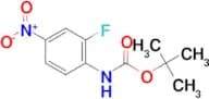 TERT-BUTYL 2-FLUORO-4-NITROPHENYLCARBAMATE