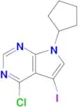 4-CHLORO-7-CYCLOPENTYL-5-IODO-7H-PYRROLO[2,3-D]PYRIMIDINE