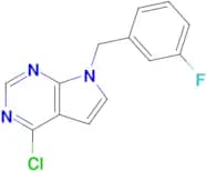 7-(3-FLUOROBENZYL)-4-CHLORO-7H-PYRROLO[2,3-D]PYRIMIDINE