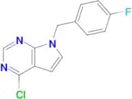 7-(4-FLUOROBENZYL)-4-CHLORO-7H-PYRROLO[2,3-D]PYRIMIDINE