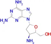 3′-AMINO-2′,3′-DIDEOXY-2,6-DIAMINOPURINERIBOSIDE