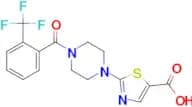 2-(4-(2-(Trifluoromethyl)benzoyl)piperazin-1-yl)thiazole-5-carboxylic acid