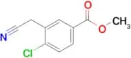 Methyl 4-chloro-3-(cyanomethyl)benzoate