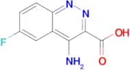 4-Amino-6-fluorocinnoline-3-carboxylic acid