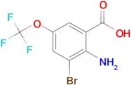 2-Amino-3-bromo-5-(trifluoromethoxy)benzoic acid