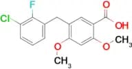5-(3-Chloro-2-fluorobenzyl)-2,4-dimethoxybenzoic acid