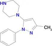 1-(3-Methyl-1-phenyl-1H-pyrazol-5-yl)piperazine