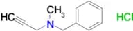 N-Benzyl-N-methylprop-2-yn-1-amine hydrochloride