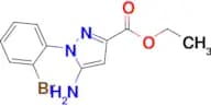 Ethyl 5-amino-1-(2-bromophenyl)-1H-pyrazole-3-carboxylate