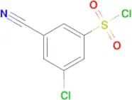 3-Chloro-5-cyanobenzene-1-sulfonyl chloride