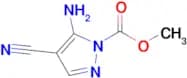 Methyl 5-amino-4-cyano-1H-pyrazole-1-carboxylate