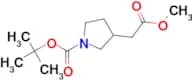 tert-Butyl 3-(2-methoxy-2-oxoethyl)pyrrolidine-1-carboxylate