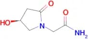 (S)-2-(4-Hydroxy-2-oxopyrrolidin-1-yl)acetamide