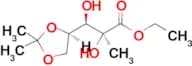 (2S,3R)-Ethyl 3-((R)-2,2-dimethyl-1,3-dioxolan-4-yl)-2,3-dihydroxy-2-methylpropanoate