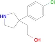 2-(3-(4-Chlorophenyl)pyrrolidin-3-yl)ethanol