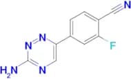 4-(3-Amino-1,2,4-triazin-6-yl)-2-fluorobenzonitrile