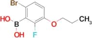 (6-Bromo-2-fluoro-3-propoxyphenyl)boronic acid