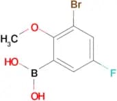 (3-Bromo-5-fluoro-2-methoxyphenyl)boronic acid