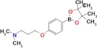 N,N-Dimethyl-3-(4-(4,4,5,5-tetramethyl-1,3,2-dioxaborolan-2-yl)phenoxy)propan-1-amine
