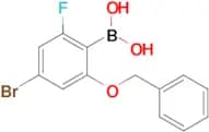(2-(Benzyloxy)-4-bromo-6-fluorophenyl)boronic acid