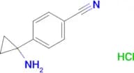 4-(1-Aminocyclopropyl)benzonitrile hydrochloride