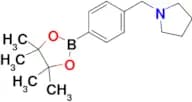 1-(4-(4,4,5,5-Tetramethyl-1,3,2-dioxaborolan-2-yl)benzyl)pyrrolidine