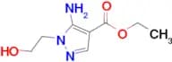 Ethyl 5-amino-1-(2-hydroxyethyl)-1H-pyrazole-4-carboxylate