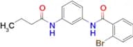 2-Bromo-N-(3-butyramidophenyl)benzamide