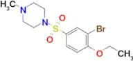 1-((3-Bromo-4-ethoxyphenyl)sulfonyl)-4-methylpiperazine