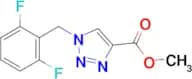 Methyl 1-(2,6-difluorobenzyl)-1H-1,2,3-triazole-4-carboxylate