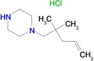 1-(2,2-dimethylpent-4-enyl)piperazine hydrochloride